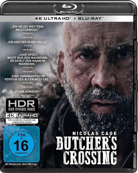 Butcher's Crossing (Ultra HD Blu-ray &amp; Blu-ray), 1 Ultra HD Blu-ray und 1 Blu-ray Disc