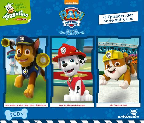 PAW Patrol Hörspielbox 1, 3 CDs