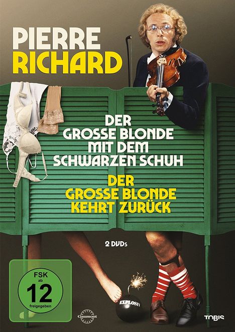 Der grosse Blonde mit dem schwarzen Schuh / Der grosse Blonde kehrt zurück, 2 DVDs