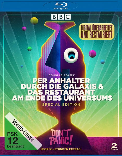 Per Anhalter durch die Galaxis / Das Restaurant am Ende des Universums (Blu-ray), 2 Blu-ray Discs