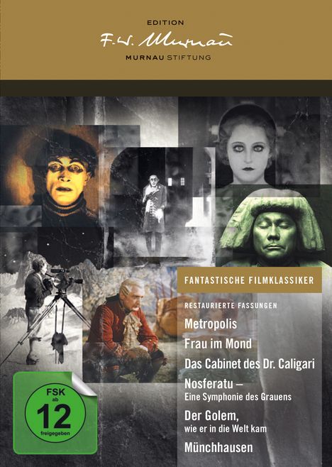 Edition F.W. Murnau - Fantastische Filmklassiker, 10 DVDs