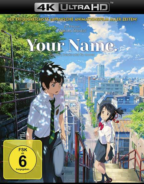 Your Name. - Gestern, heute und für immer (Ultra HD Blu-ray &amp; Blu-ray), 1 Ultra HD Blu-ray und 1 Blu-ray Disc
