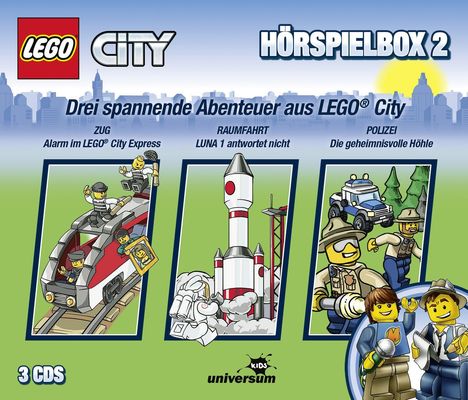 LEGO City Hörspielbox 2, 3 CDs