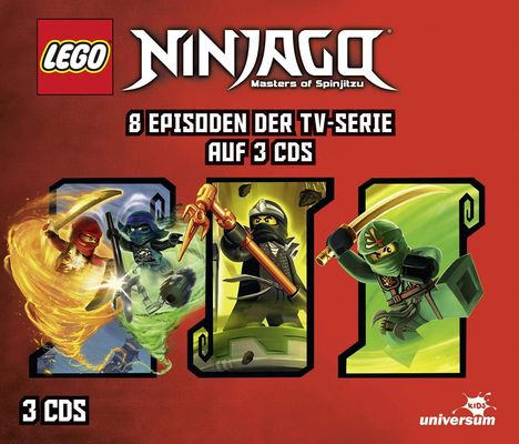 LEGO Ninjago Hörspielbox 6, 3 CDs