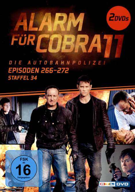 Alarm für Cobra 11 Staffel 34, 2 DVDs