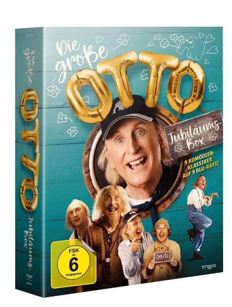Die grosse OTTO-Jubiläums-Box (Blu-ray), 9 Blu-ray Discs