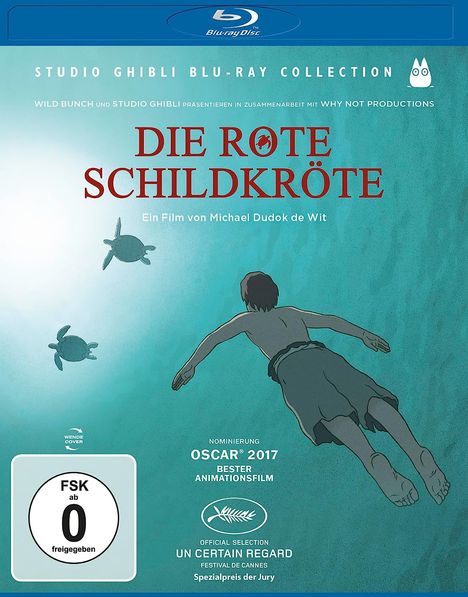 Die rote Schildkröte (Blu-ray), Blu-ray Disc