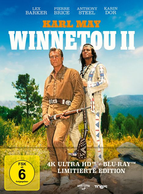 Winnetou II (Ultra HD Blu-ray &amp; Blu-ray im Mediabook), 1 Ultra HD Blu-ray und 1 Blu-ray Disc