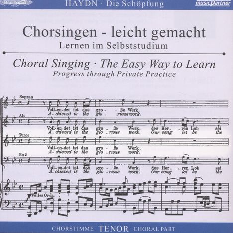Chorsingen leicht gemacht - Joseph Haydn: Die Schöpfung (Tenor), CD