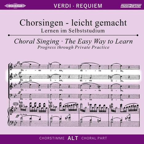 Chorsingen leicht gemacht - Giuseppe Verdi: Requiem (Alt), 2 CDs