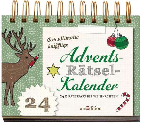 Golluch, N: ultimativ knifflige Advents-Rätsel-Kalender, Kalender
