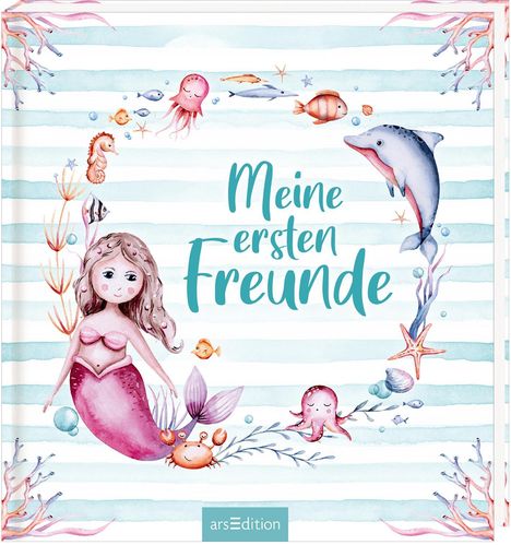 Meine ersten Freunde - Meerjungfrauen (Aquarell-Optik), Buch