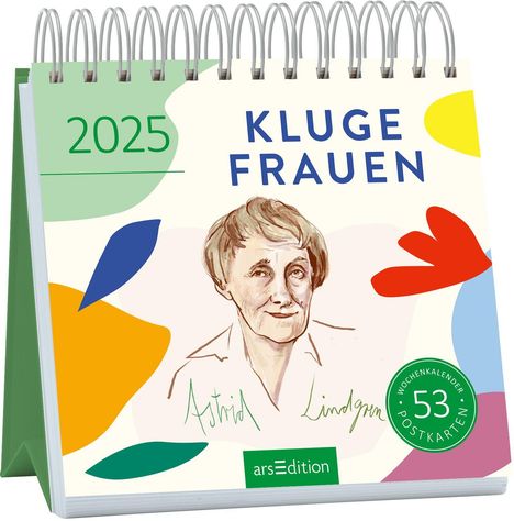 Postkartenkalender Kluge Frauen 2025, Kalender