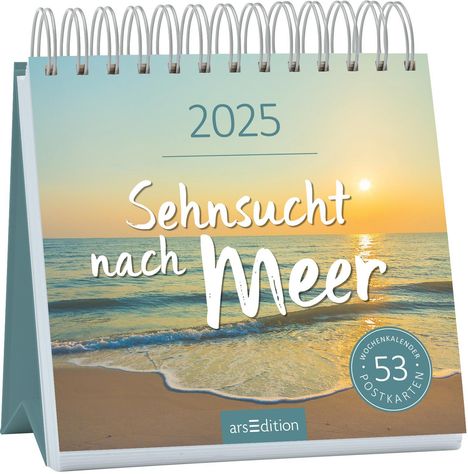 Postkartenkalender Sehnsucht nach Meer 2025, Kalender