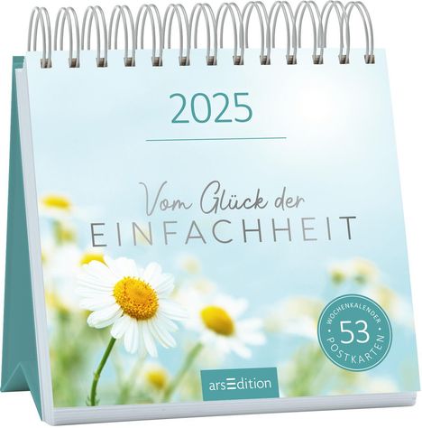 Postkartenkalender Vom Glück der Einfachheit 2025, Kalender