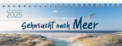 Tischkalender Sehnsucht nach Meer 2025, Kalender