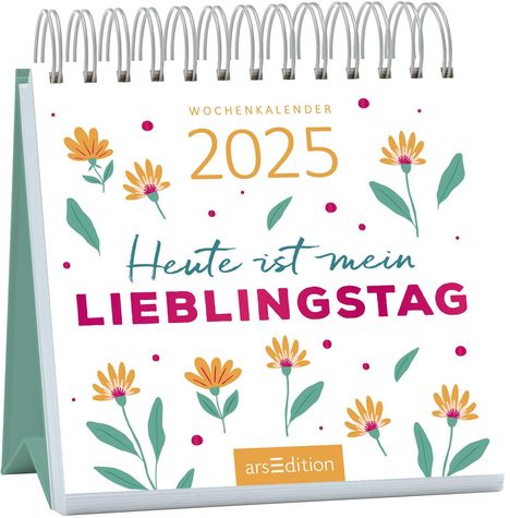 Mini-Wochenkalender Heute ist mein Lieblingstag 2025, Kalender