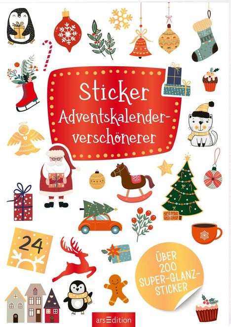 Sticker Adventskalenderverschönerer, Diverse