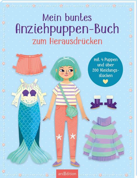 Mein buntes Anziehpuppen-Buch zum Herausdrücken, Buch