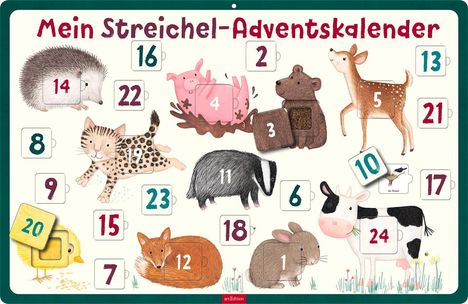 Mein Streichel-Adventskalender, Diverse