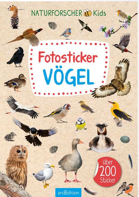 Naturforscher-Kids - Fotosticker Vögel, Diverse