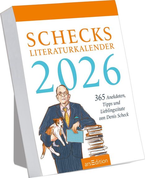 Dennis Scheck: Abreißkalender Schecks Literaturkalender 2026, Kalender