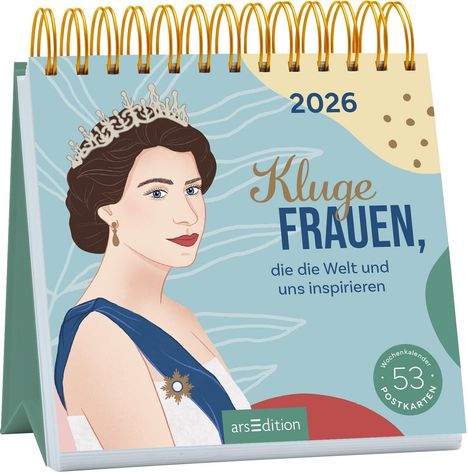 Postkartenkalender Kluge Frauen, die die Welt und uns inspirieren 2026, Kalender