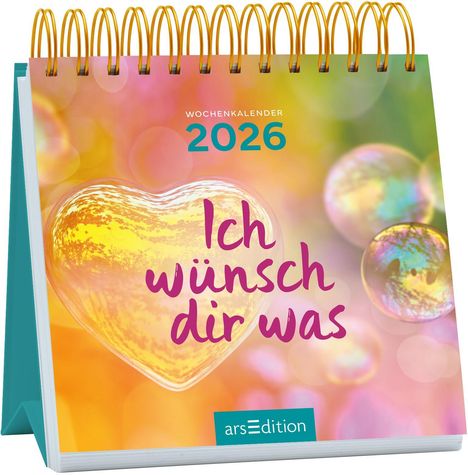 Mini-Wochenkalender Ich wünsch dir was 2026, Kalender