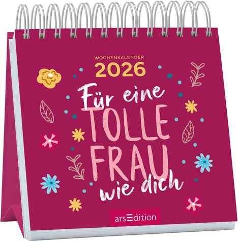 Mini-Wochenkalender Für eine tolle Frau wie dich 2026, Kalender