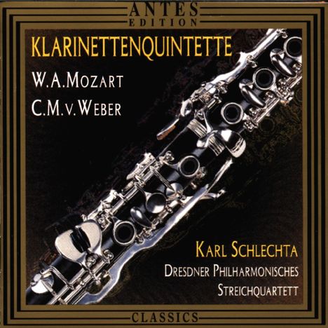 Carl Maria von Weber (1786-1826): Klarinettenquintett op.34, CD