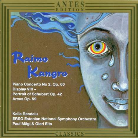 Raimo Kangro (1949-2001): Klavierkonzert Nr.2 op.60, CD