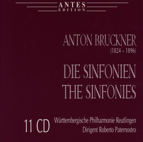 Anton Bruckner (1824-1896): Symphonien Nr.0-9, 11 CDs