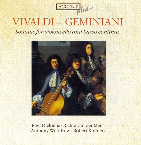 Antonio Vivaldi (1678-1741): Sonaten für Cello & Bc RV 42,46,50, CD
