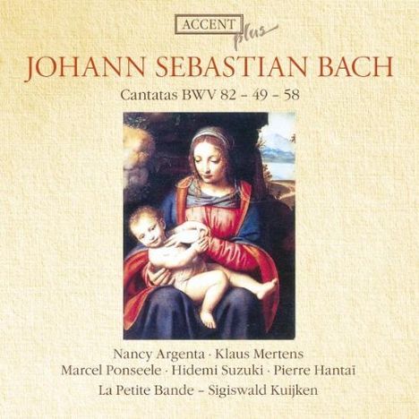 Johann Sebastian Bach (1685-1750): Kantaten BWV 49,58,82, CD