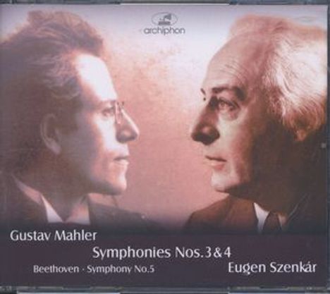 Gustav Mahler (1860-1911): Symphonien Nr.3 &amp; 4, 3 CDs