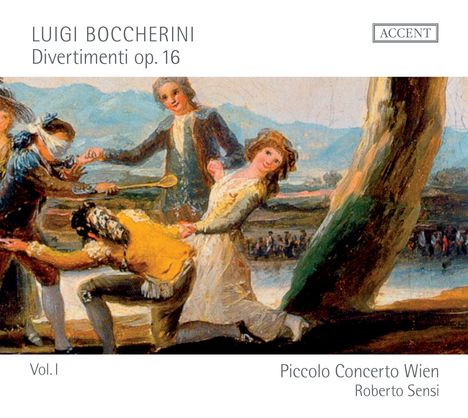 Luigi Boccherini (1743-1805): Divertimenti für Flöte &amp; Streicher op.16 Vol.1, CD