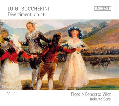 Luigi Boccherini (1743-1805): Divertimenti für Flöte &amp; Streicher op.16 Vol.2, CD