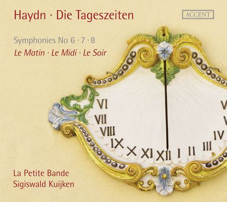 Joseph Haydn (1732-1809): Symphonien Nr.6-8 "Die Tageszeiten", CD