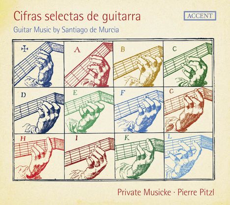 Santiago de Murcia (1682-1732): Gitarrenwerke "Cifras selectas de guitarra", CD