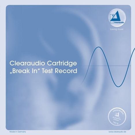 Cartridge "Break-In" Test Record (180g), 2 LPs