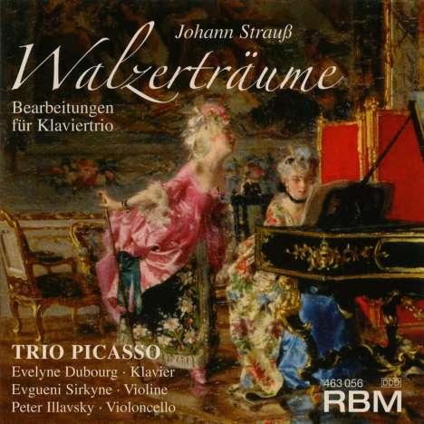 Johann Strauss II (1825-1899): Walzer für Klaviertrio, CD