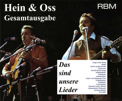Hein &amp; Oss: Das sind unsere Lieder (Gesamtausgabe), 17 CDs