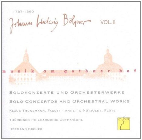 Johann Ludwig Böhner (1787-1860): Serenade op.9, CD