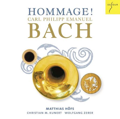 Carl Philipp Emanuel Bach (1714-1788): Sonaten für Trompete &amp; Bc Wq. 73,92,125,161 "Hommage", CD