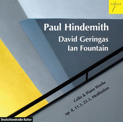 Paul Hindemith (1895-1963): Werke für Cello &amp; Klavier, CD