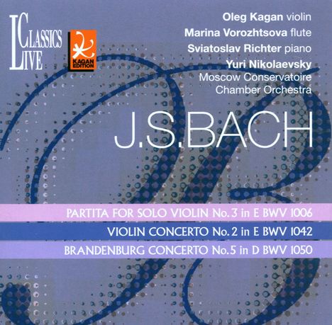 Johann Sebastian Bach (1685-1750): Violinkonzert BWV 1042, CD