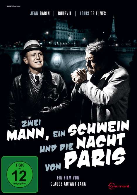 Zwei Mann, ein Schwein und die Nacht von Paris, DVD