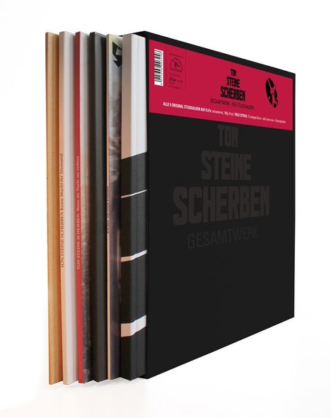 Ton Steine Scherben: Gesamtwerk - Die Studioalben (180g), 8 LPs und 1 Buch