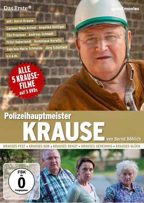 Polizeihauptmeister Krause (alle 5 Krause-Filme), 5 DVDs