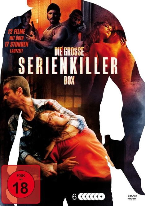 Die große Serienkiller-Box (12 Filme auf 6 DVDs), 6 DVDs